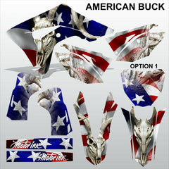 HONDA CRF 450RL 450L 2019-2022 AMERICAN BUCK motocross racing decals MX graphics