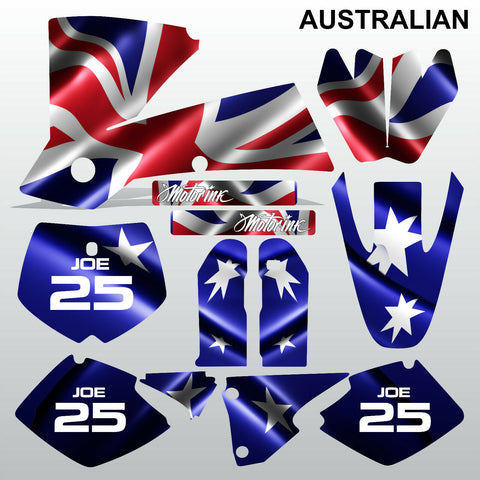 KTM SX 2001-2002 AUSTRALIAN motocross racing decals set MX graphics kit