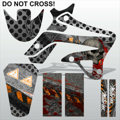 TM MX 125 250 300 450 2008-2014 DO NOT CROSS motocross decals set MX graphics