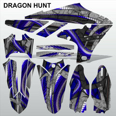 Yamaha YZF 250 2019-2021 DRAGON HUNT motocross racing decals set MX graphics kit