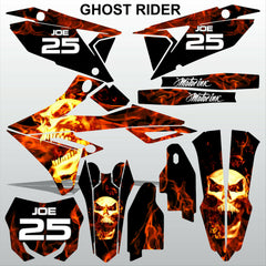 SUZUKI RMZ 450 2018-2021 GHOST RIDER motocross racing decals set MX graphics kit