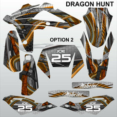 HUSQVARNA CR WR 125 2009-2013 DRAGON HUNT motocross decals set MX graphics kit