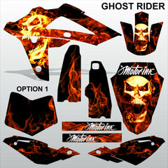 HUSQVARNA 250 450 510 2008-2010 GHOST RIDER motocross decals set MX graphics kit