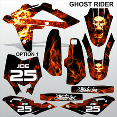 HUSQVARNA CR WR 125 2009-2013 GHOST RIDER motocross decals set MX graphics kit