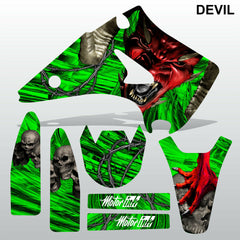 Kawasaki KX 125-250 2003-2009 DEVIL PUNISHER motocross decals set MX graphics