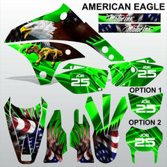 Kawasaki KLX 450 2008-2012 AMERICAN EAGLE motocross decals set MX graphics kit