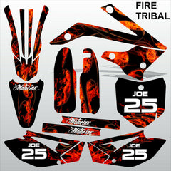 ТМ RACING 85 2013-2021 FIRE TRIBAL motocross racing decals set MX graphics kit