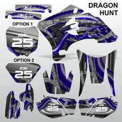 Yamaha WR 250F 450F 2005-2006 DRAGON HUNT motocross decals set MX graphics kit