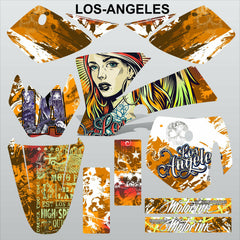 KTM SX 50 2002-2008 LOS-ANGELES motocross racing decals MX graphics stripes kit