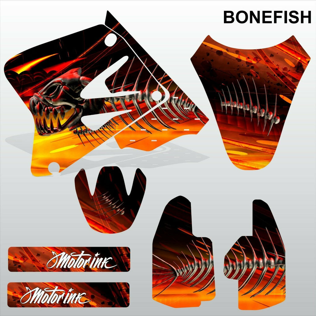 SUZUKI RM 80 2000-2018 BONEFISH motocross racing decals set MX graphic ...