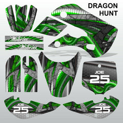 Kawasaki KLX 110 2000-2009 DRAGON HUNT motocross decals MX graphics stripes