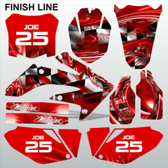 Honda CRF 250 2008-2009 FINISH LINE racing motocross decals MX graphics kit