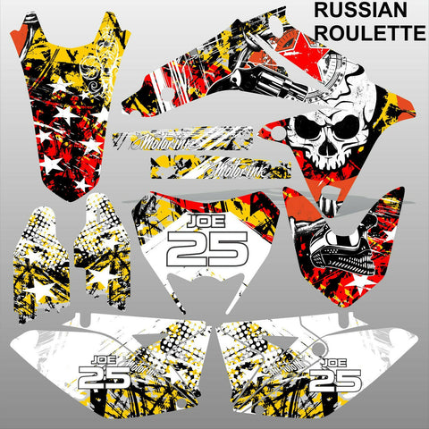 Suzuki RMX 450Z 2011-2013 RUSSIAN ROULETTE motocross racing decals MX graphics