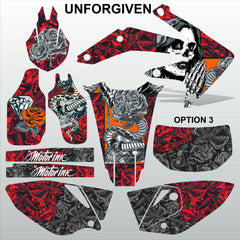 Honda CRF 450X 2005-2016 UNFORGIVEN motocross racing decals set MX graphics kit