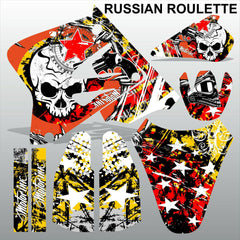 SUZUKI RM 85 2001-2012 RUSSIAN ROULETTE motocross racing decals set MX graphics