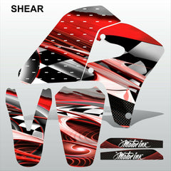 Honda XR650R 2000-2009 SHEAR racing motocross decals set MX graphics kit