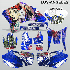 Yamaha WR 250F 450F 2005-2006 LOS-ANGELES motocross decals set MX graphics