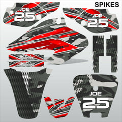 Honda XR 70 2001-2003 SPIKES motocross racing decals set MX graphics stripes