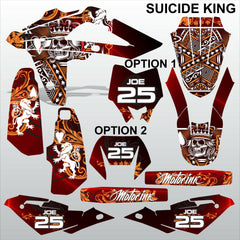 HUSQVARNA CR WR 125 2009-2013 SUICIDE KING motocross decals set MX graphics kit