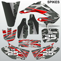Honda CR125 CR250 2002-2007 SPIKES motocross racing decals set MX graphics kit