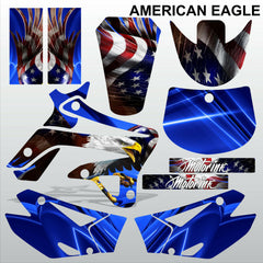 TM MX 125 250 300 450 2008-2014 AMERICAN EAGLE motocross decals set MX graphics