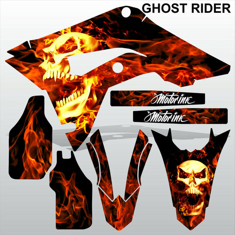 HONDA CR 250 450 2018-2021 GHOST RIDER motocross racing decals set MX graphics