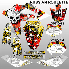 HUSQVARNA 250 450 510 2008-2010 RUSSIAN ROULETTE motocross decals MX graphics