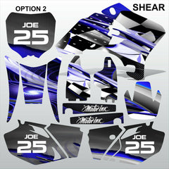Yamaha WR 250F 450F 2005-2006 SHEAR motocross decals set MX graphics kit