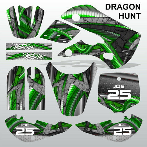 Kawasaki KX 65 2000-2015 DRAGON HUNT motocross decals MX graphics kit stripes