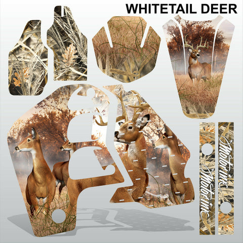 Honda CR 500 1989-2001 WHITETAIL DEER motocross racing decals set MX graphics