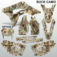 HONDA CR 250 450 2018-2021 BUCK CAMO motocross racing decals set MX graphics kit