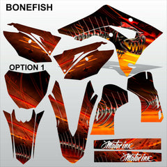 HONDA CRF 450RL 450L 2019-2022 BONEFISH motocross racing decals MX graphics kit