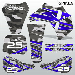ТМ RACING 50 SPIKES motocross racing decals set MX graphics stripes kit