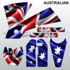 KTM SX 2003-2004 AUSTRALIAN motocross decals  stripes set MX graphics kit