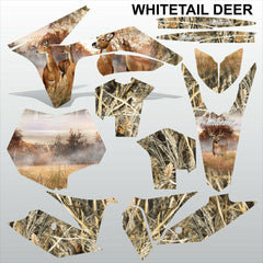 KTM SXF  2011-2012 WHITETAIL DEER motocross racing decals MX graphics stripe