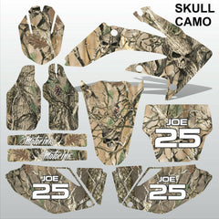 Honda CRF 250 2006-2007 SKULL CAMO motocross racing decals set MX graphics kit