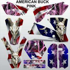 KTM SX 85-105 2003-2005 AMERICAN BUCK PINK motocross decals set MX graphics kit