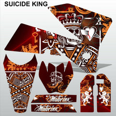 KTM EXC 2005-2007 SUICIDE KING motocross racing decals set MX graphics stripes