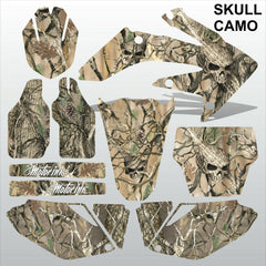 Honda CRF 250 2006-2007 SKULL CAMO motocross racing decals set MX graphics kit