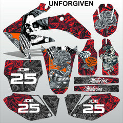 Honda CRF 250 2006-2007 UNFORGIVEN motocross racing decals set MX graphics kit