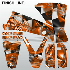 KTM SX 85-105 2003-2005 FINISH LINE motocross racing decals set MX graphics kit