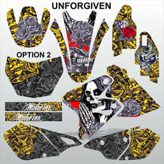 SUZUKI DRZ 400 2002-2020 UNFORGIVEN motocross racing decals set MX graphics kit