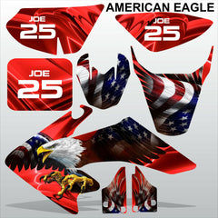 Honda CRF 50 2004-2016 AMERICAN EAGLE racing motocross decals set MX graphics