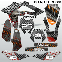 HUSQVARNA CR WR 125 2009-2013 DO NOT CROSS motocross decals set MX graphics kit