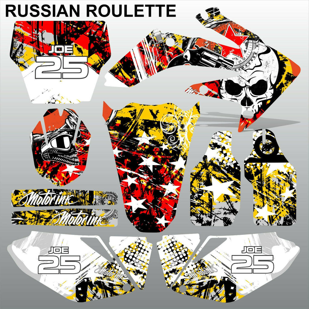Honda CRF 250 2006-2007 RUSSIAN ROULETTE motocross decals MX graphics kit