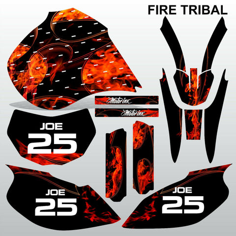 Yamaha TTR600 1997-2005 FIRE TRIBAL motocross racing decals set MX graphics