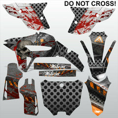 HONDA CRF 450R 2021 DO NOT CROSS motocross racing decals set MX graphics kit