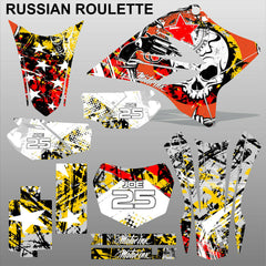 Yamaha TTR230 2005-2013 RUSSIAN ROULETTE motocross racing decals set MX graphics