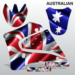 Yamaha TTR125 2000-2007 AUSTRALIAN motocross racing decals set MX graphics