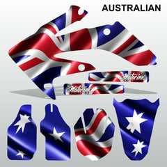 Honda CRF 250 2008-2009 AUSTRALIAN motocross decals MX graphics kit